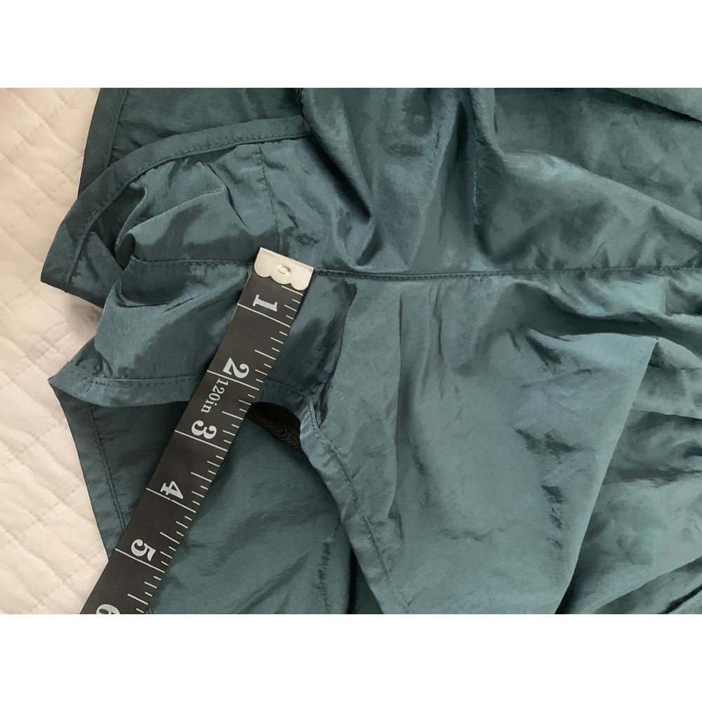 Free‎ People Movement The Way Home Shorts Sz M Peacock Blue Split Hem Running - Picture 11 of 12